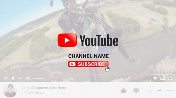 清晰动态体育达人播主视频宣传AE模板