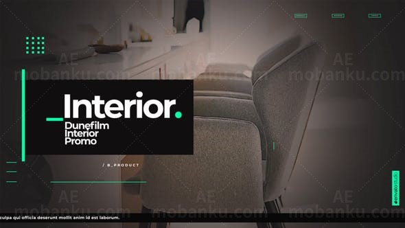 符号元素星光闪烁叠加室内产品宣传AE模板