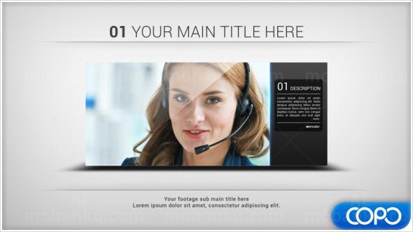 商务类公司企业宣传AE模板
