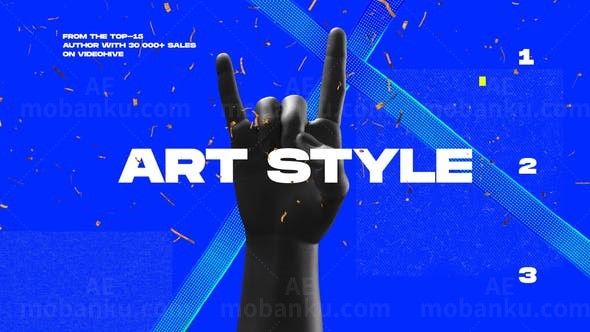 时尚快节奏动态媒体宣传展示AE模板