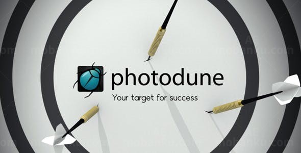 带箭头选择目标LOGO演绎AE模板