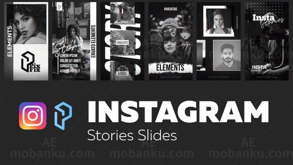 手机端商业故事宣传展示视频包AE模板