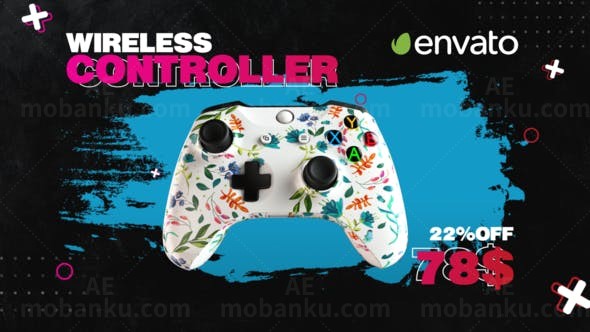 快速踏脚节奏产品宣传大促AE模板