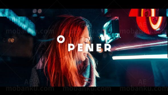 快速踏脚节奏图片片头展示AE模板