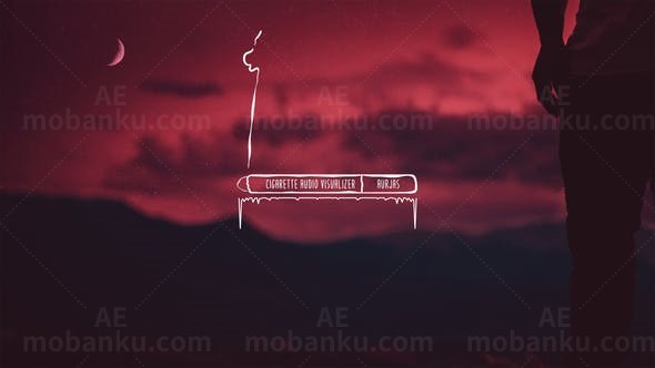 音频频谱可视化展示AE模板