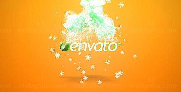 圣诞节LOGO演绎AE模板