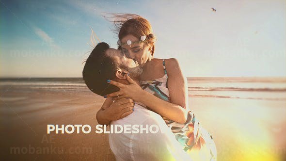 热情欢乐会议照片幻灯片AE模板