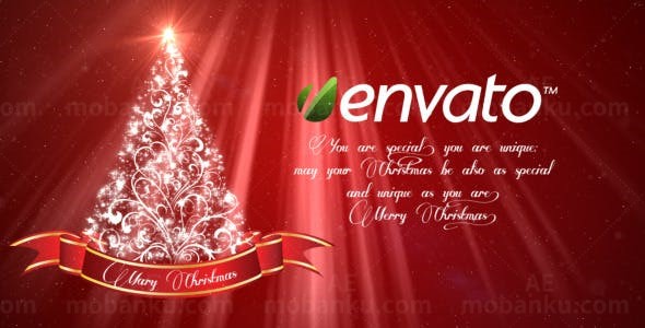 圣诞节的问候AE模板