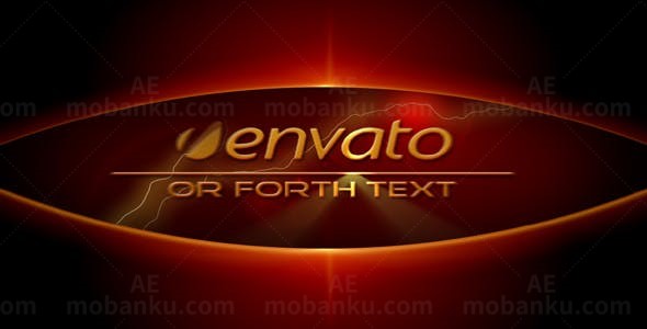 粒子光球缠绕碰撞爆炸效果揭示字幕AE模板