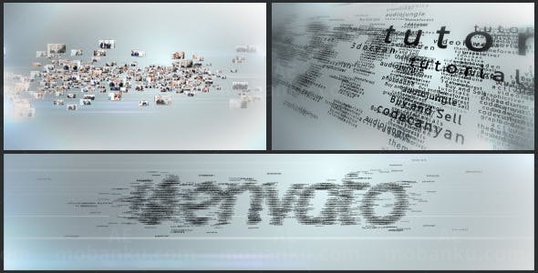 多图或多文字会聚成LOGOAE模板