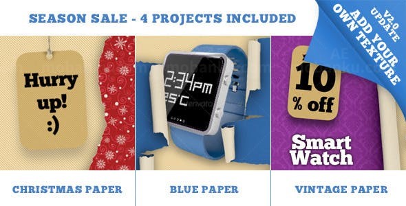 产品促销展示AE模板