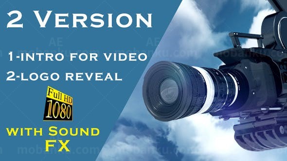 遥臂摄像机镜头LOGO演绎AE模板