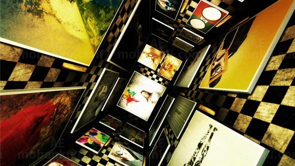 相册空间电视栏目包装AE模板