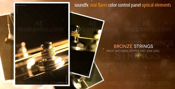 肖像画展示电视包装AE模板