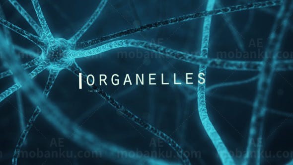 有机细胞电影文字展示AE模板