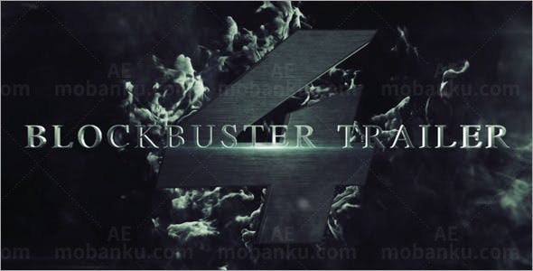 电影大片预告片头AE模板