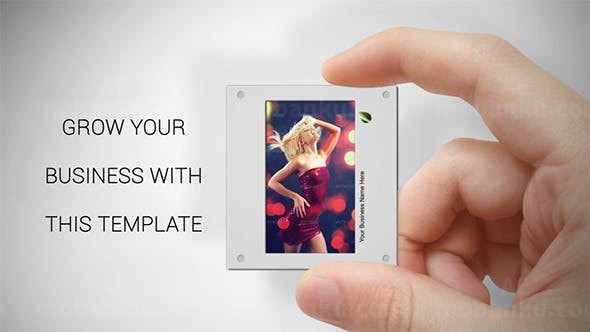 手持相片幻灯片AE模板