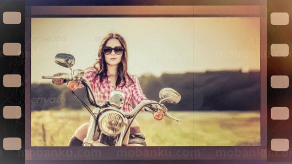 老电影胶片风格视频AE模板