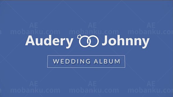 婚礼时间相册AE模板