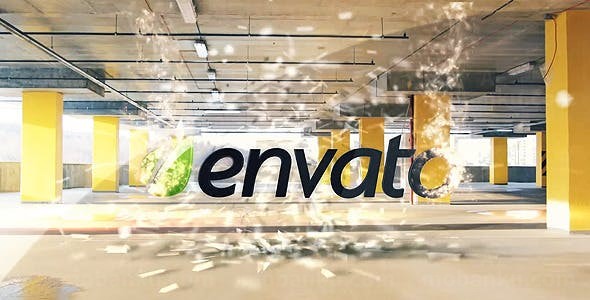 龙卷风能源LOGO演绎AE模板