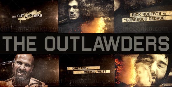 史诗风格动作电影宣传AE模板