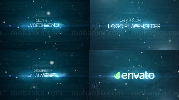 故障文字特效AE模板