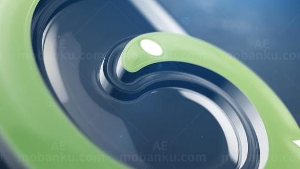 光泽质感LOGO标志演绎AE模板