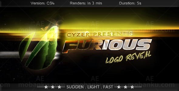 游戏风格电影标题LOGO演绎AE模板