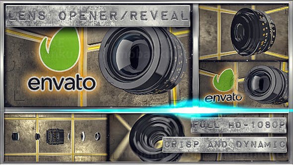 摄像镜头LOGO演绎AE模板