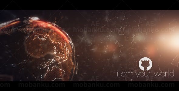 你的世界LOGO标志展示演绎AE模板