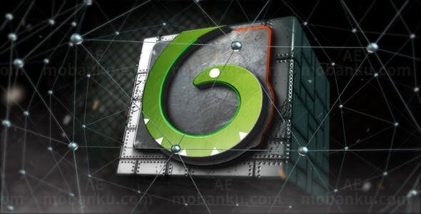 黑暗的空间LOGO演绎AE模板