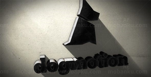 日出揭示LOGO标志展示演绎AE模板