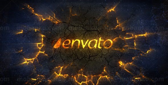 地面裂缝特效动画AE模版