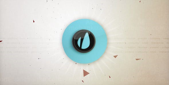 复古风格动画LOGO演绎AE模板