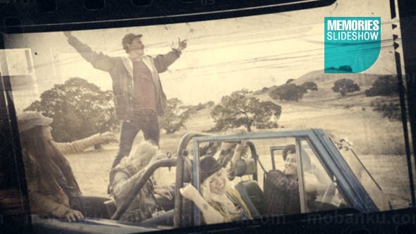 滚动转场过渡幻灯片AE模板