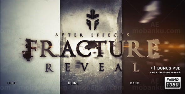 史诗风格电影标题AE模板