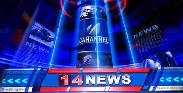 电视新闻栏目包装AE模板