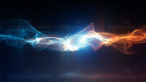 流体LOGO标志展示演绎AE模板