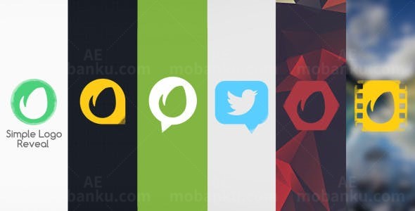 简单的LOGO标志展示AE模板