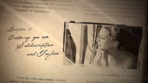 婚庆相册AE模板