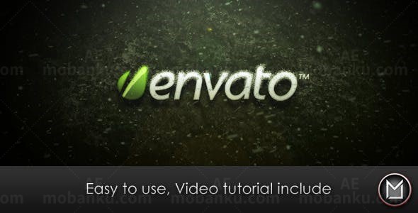 飞沙粒子LOGO标志展示AE模板