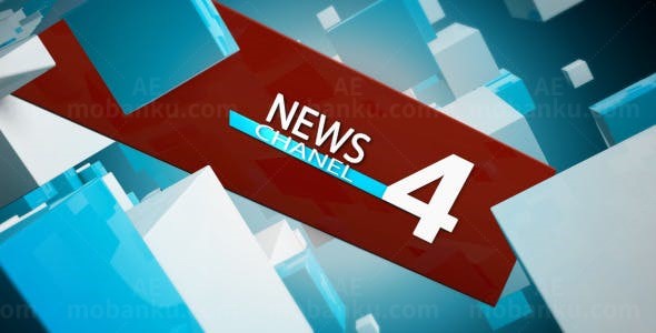 电视新闻片头包装AE模板