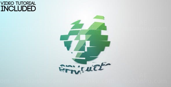 优雅构造标志展示AE模板