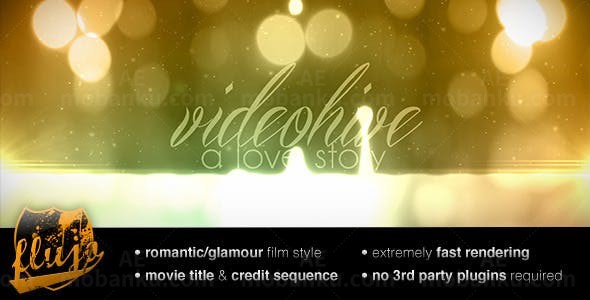 梦幻影视标题AE模板