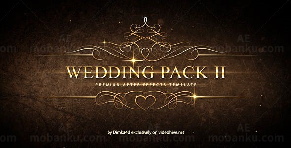 优雅婚礼包装AE模板