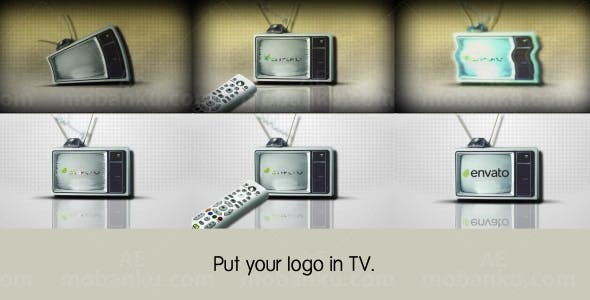 90年代电视机AE模板