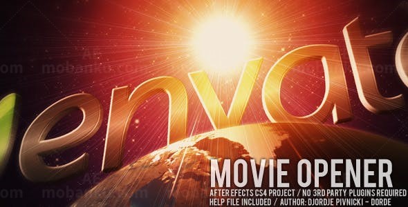 电影开场动画AE模板