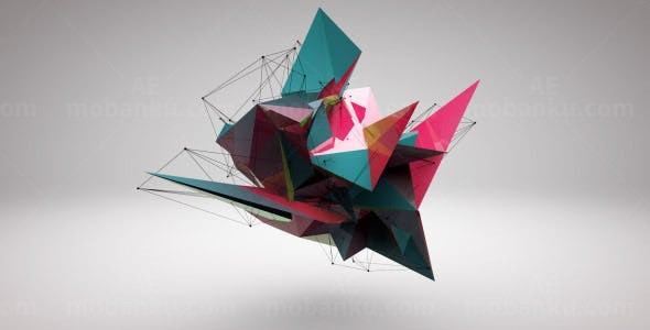 抽象LOGO标志展示AE模板