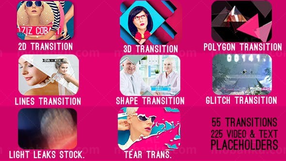 转场效果AE工程包AE模板