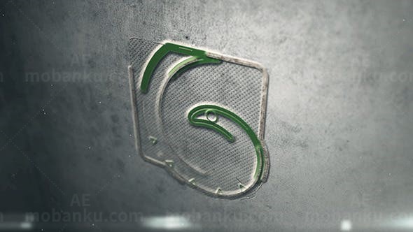 浮雕LOGO标志演绎AE模板